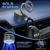 HTUTWOO Car Phone Holder for Magsafe, Vacuum Magnetic Phone Holder Stand with Suction Cup - Ultra Long Metal arm & 360° Adjustable Car Phone Mount - 2 of 4