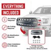 AMERICAN MODIFIED Raptor Style Front Grill Bumper Hood Mesh Grille w/LED Lights Compatible with Ford - 4 of 4