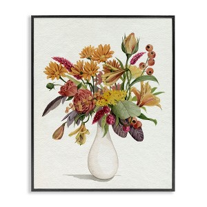 Stupell Industries Traditional Country Flower Bouquet Autummal Arrangement, 16" x 20" - 1 of 4