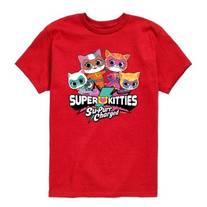 Boys' - Disney - Super Kitties Group Short Sleeve Graphic T-Shirt - 1 of 3