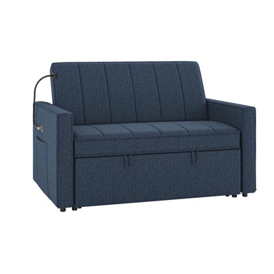 Francis  Upholstered Sleeper Sofa with Mobile Phone Holder and Built-in USB Port | HULALA HOME