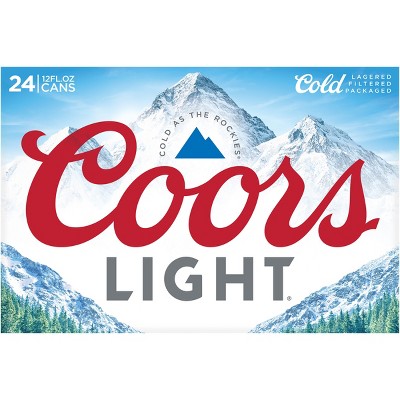 Coors Light Beer - 24pk/12 fl oz Cans