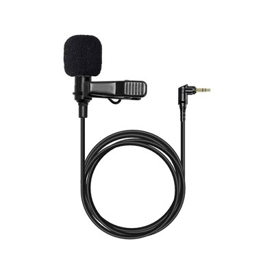 Hollyland External Clip On Lavalier Microphone with 3.5mm Audio Jack, Compatible with Lark Max Microphone System-Black, (1 Pack)