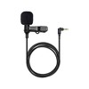 Hollyland External Clip On Lavalier Microphone with 3.5mm Audio Jack, Compatible with Lark Max Microphone System-Black - 5 Units - 2 of 4