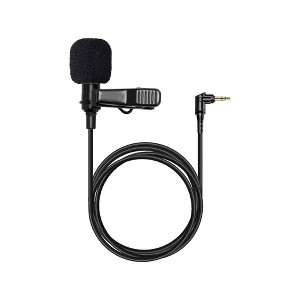 Hollyland External Clip On Lavalier Microphone with 3.5mm Audio Jack, Compatible with Lark Max Microphone System-Black, (1 Pack) - 1 of 4