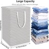 Generic 2 Pack Laundry Hampers with Handles, 24.5" Tall Slim Collapsible Laund - 2 of 4