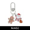 Unique Bargains Christmas Keychain Lobster Clasp Zinc Alloy Multi-colored 1 Pc - 2 of 3