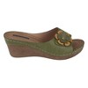 GC Shoes Naples Flower Comfort Slide Wedge Sandals - 2 of 4