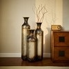 NicBex Vintage Floor Vases Set of 3, Metal Center Vase,  Large Standing Vase for Living Room Fireplace Hallway Corner - 2 of 4
