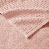 Chery Life Cotton Waffle Jacquard Antimicrobial Bath Towel 6 Piece Set - 3 of 4