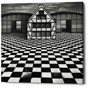 Epic Graffiti 'Kwadrart' by Dariusz Klimczak, Canvas Wall Art, 12"x12