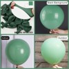 PartyWoo Balloons Dusty Green Matte Sage Olive Eucalyptus 18 12 10 5 Inch 100 pcs - 2 of 4