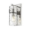 Fontaine Collection Glass Wall Sconce - Dimmable, 1 Bulb, Damp Rated, Elegant Design - 3 of 4