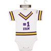 Pavilion Gift Company - Purple & Gold - 0-6 Months Infant Onesie - Leotards and Bodysuits - 4 of 4