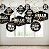 Big Dot of Happiness Hello New Year - 2025 NYE Party Hanging Decor - Party Decoration Swirls - Set of 40 - 3 of 4