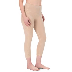ROCKY High Waisted Yoga Leggings, 22" inseam - CAPRI, Workout Running Activewear Tummy Control Leggings for Women - 1 of 4
