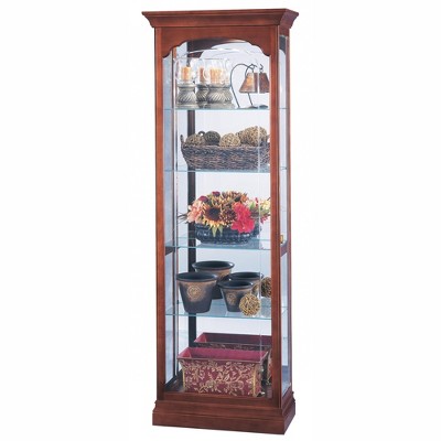 Howard Miller 680340 Portland Curio Cabinet 680340 Windsor Cherry