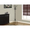 Monarch Specialties Coat Rack Hall Tree Free Standing 8 Hooks Entryway 74InchH Bedroom Metal Black Transitional - 2 of 4