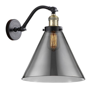 Cone - 1 Light Wall Sconce In Industrial Style-14 Inches Tall and 12 Inches Wide