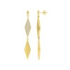 Adornia 14k Gold Plated Long Diamond Drop Earrings - image 4 of 4