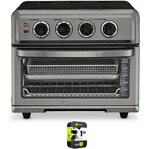 Cuisinart AirFryer Toaster Oven with Grill Black Steel + Extended Warranty - 1 of 3