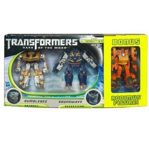 Cyberverse Bumblebee Soundwave and Rodimus Exclusive | Transformers 3 Dark of the Moon DOTM Action figures - 1 of 3