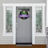 Big Dot of Happiness Colorful Mardi Gras Mask - Outdoor Masquerade Party Decor - Front Door Wreath - 2 of 4