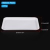 Unique Bargains Plastic Rectangle Reusable Fast Food Dining Areas Serving Trays - 2 of 4