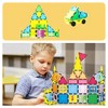 PICASSO-TILES 61-Piece Magnetic Building Blocks Set  STEM Toy with Storage Bag - 3 of 4