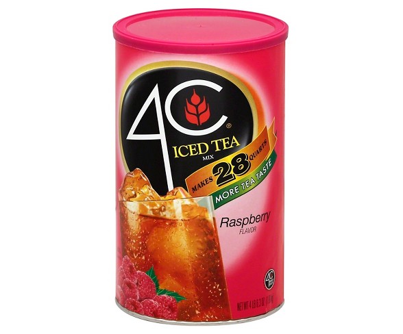 4C Iced Raspberry Tea Mix - 28 QT