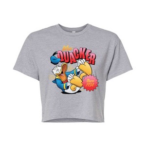 Women's - Disney - Wise Quacker Cropped Graphic T-Shirt - 1 of 4