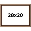 PosterPalooza | Weathered Gold Picture Frame - UV Acrylic, Backing Board, Hanging Hardware Included - 2 of 4