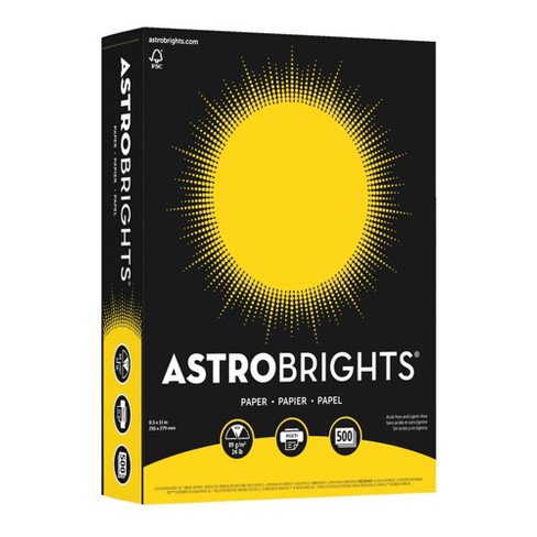 astrobrights® papers sunburst yellow™ smooth