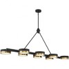 Savoy House Ashor 8 - Light Chandelier in  Matte Black/Warm Brass - 2 of 4