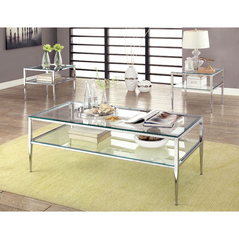 Aubrey Coffee Table Chrome - HOMES: Inside + Out, 3 of 6
