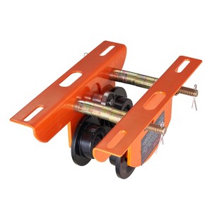 VEVOR Electric Hoist Manual Trolley, 1100 lbs/0.5 Ton Capacity for PA200 PA250 PA300 PA400 PA500, 2.36"-4.72" Adjustable Flange Width - 1 of 4