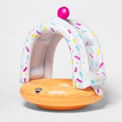 target baby float with canopy