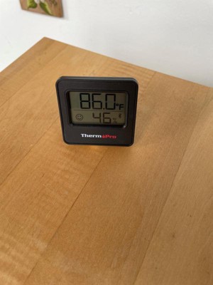 Thermopro Tp359w Bluetooth Hygrometer Thermometer, 260ft Wireless Remote  Temperature And Humidity Monitor, With Large Backlit Lcd In Black : Target