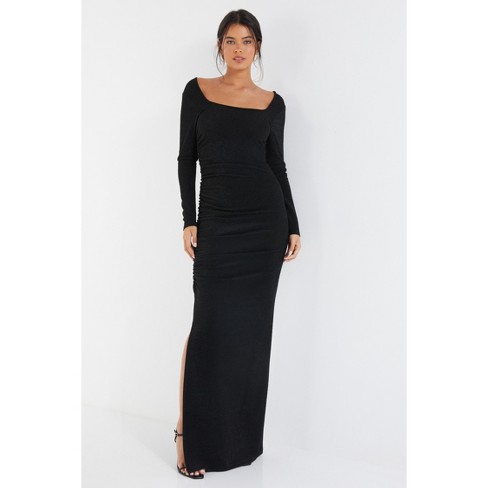 Long sleeve maxi sales dress target