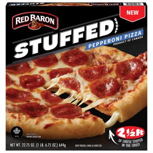 Red Baron Pepperoni Stuffed Crust Frozen Pizza - 22.75oz - 1 of 4