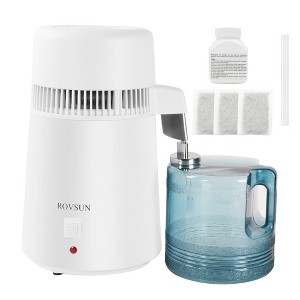 ROVSUN 1.1 Gallon Countertop Water Distiller with Flame-Retardant Material, BPA-Free Container & Stainless Steel Interior, 750W Water Distiller - 1 of 4