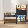 VEVOR Pet Feeding Station with Storage, Elevated Dog Bowls, Raised Dog Bowl Stand, Dog Food Storage and Feeder Station with Storage Shelves - 2 of 4