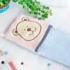 Slickblue Cute Fleece Throw Blanket Pillow Cushion - Animal Design & Color Options, 28.3" x 35.1", Soft, Machine Washable - 2 of 2