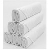 Men's White Fancy Plain Cotton Handkerchiefs - 2 of 3