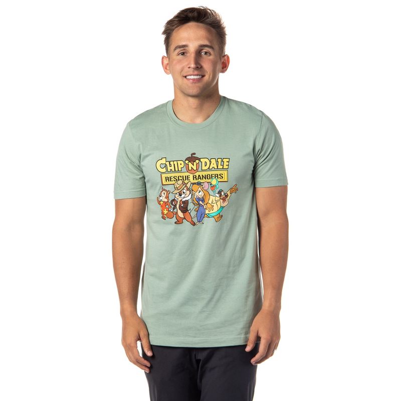 Disney Men's Chip 'N Dale Rescue Rangers Group Graphic Print T-Shirt, 5 of 6