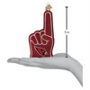 Old World Christmas Blown Glass Ornament for Christmas Tree, Arizona Cardinals Foam Finger - 4 of 4