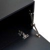 63" Particleboard Extendable Wood TV Stand with Adjustable Length and Hidden Storage for Living Room, Kitchen, Hallway - 4 of 4