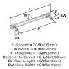 Amerock Farewind Pull for Cabinets, Drawers, and Furniture - 3 of 4