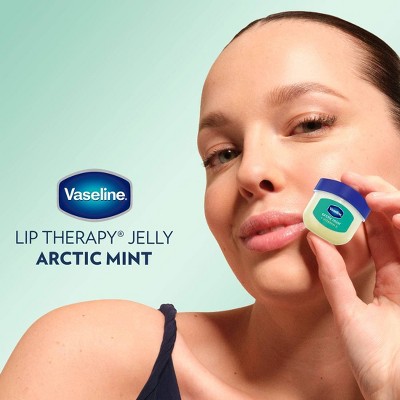 Vaseline Lip Therapy Mini Lip Balm - Arctic Mint - Travel Size - 0.25oz: Hydrating, Clear, Balm Form