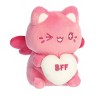 Aurora Small BFF Candy Heart Meowchi Tasty Peach Enchanting Stuffed Animal Pink 7" - 2 of 4